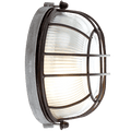 CONCRETE EFFECT ROUND BULKHEAD SMALL - DYKE & DEAN
