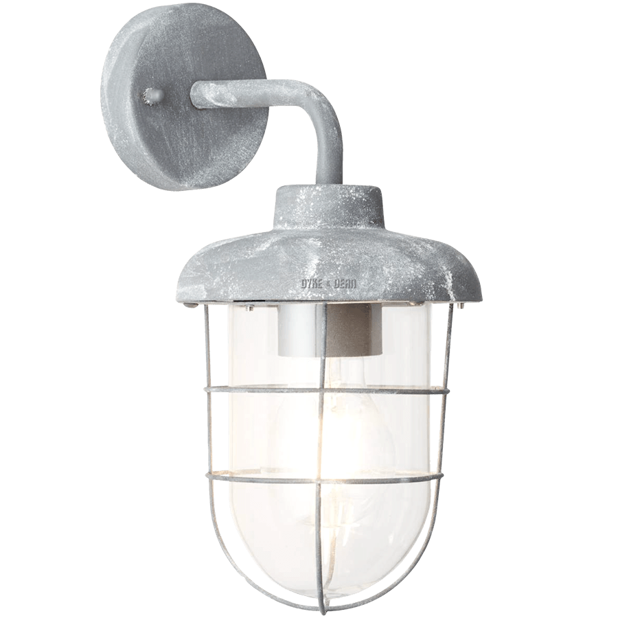 CONCRETE EFFECT WALL LANTERN - DYKE & DEAN