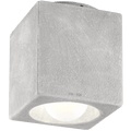 CONCRETE PORCELAIN CUBE CEILING DOWNLIGHT E27 - DYKE & DEAN