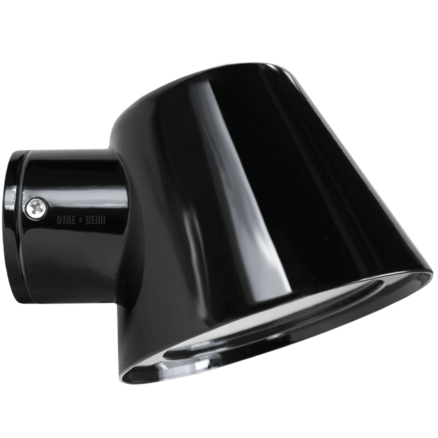 CONICAL WALL LIGHT BLACK - DYKE & DEAN