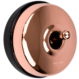 COPPER INTERMEDIATE WALL SWITCHES BLACK - DYKE & DEAN