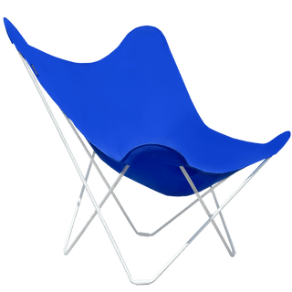 CUERO BUTTERFLY OUTDOOR ATLANTIC BLUE CHAIR LOUNGE CHAIRS DYKE