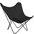 CUERO BUTTERFLY OUTDOOR CHARCOAL CHAIR - DYKE & DEAN