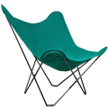 CUERO BUTTERFLY OUTDOOR DARK GREEN CHAIR - DYKE & DEAN