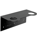 D&D SOAP PUMP DOUBLE WALL BRACKET BLACK - DYKE & DEAN