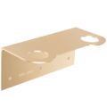 D&D SOAP PUMP DOUBLE WALL BRACKET DULL GOLD - DYKE & DEAN