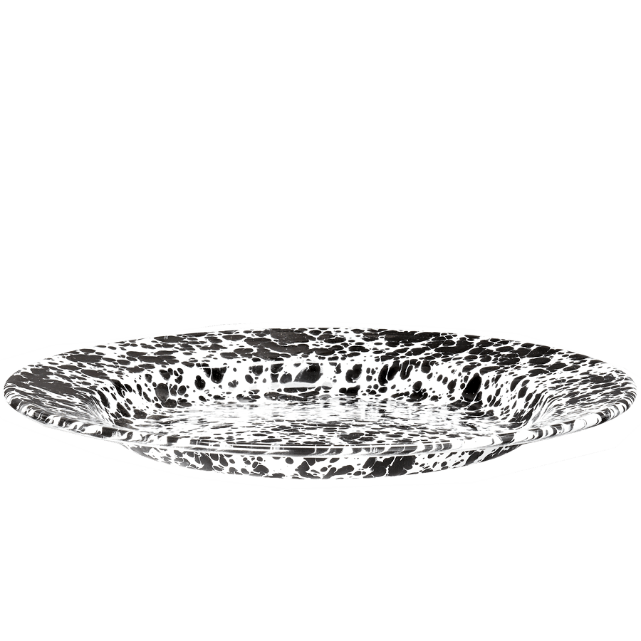 DINNER PLATE BLACK MARBLE - DYKE & DEAN