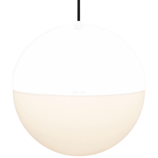 DOME CAPPED OPAL GLOBE PENDANT WHITE 500MM - DYKE & DEAN