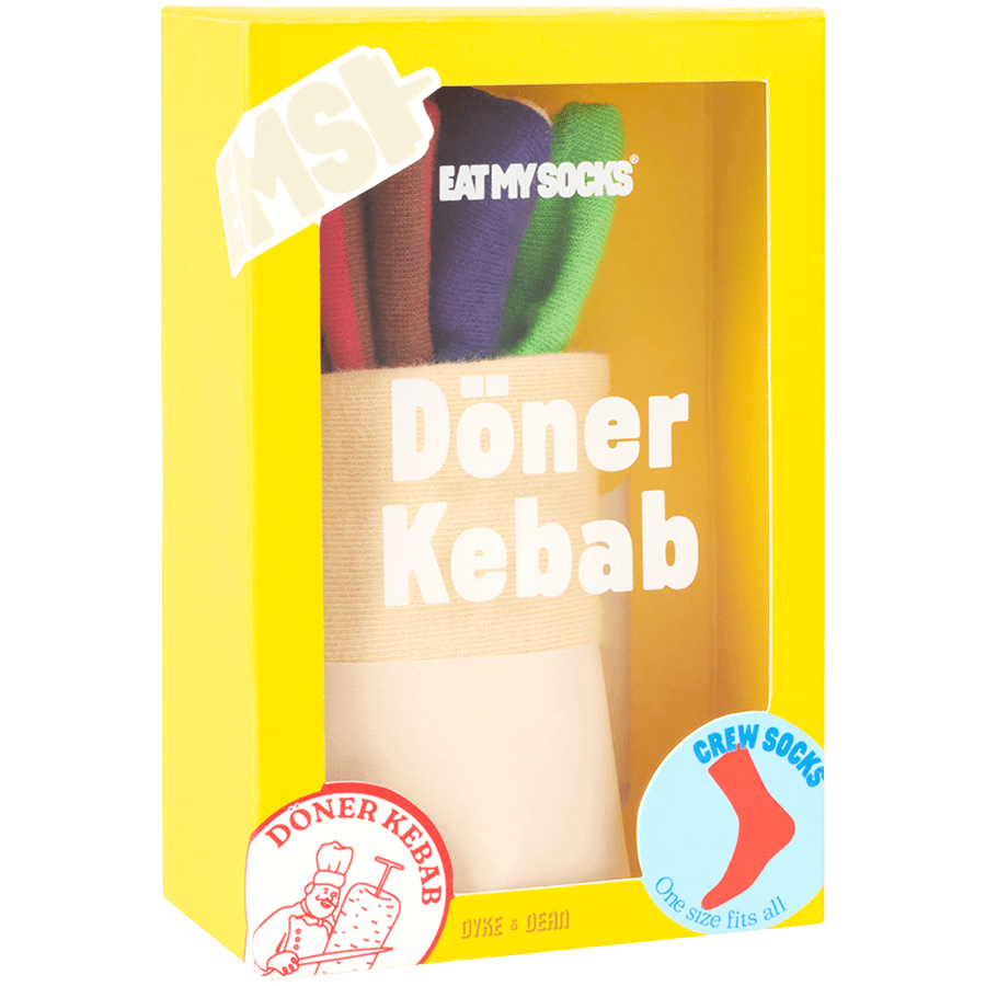 DONER KEBAB SOCKS - DYKE & DEAN