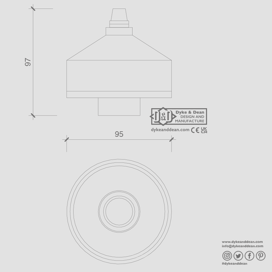 DUROPLAST PENDANT LAMPS IP54 - DYKE & DEAN