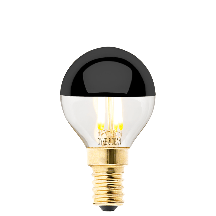 DYKE & DEAN LED BLACK CAP E14 BULB - DYKE & DEAN