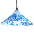 DYKE & DEAN SPLATTERWARE SHADE BLUE - DYKE & DEAN