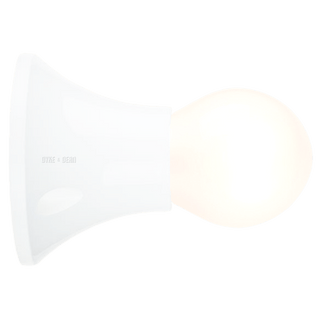 E27 WHITE WALL LAMP HOLDER - DYKE & DEAN