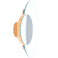 ECLIPSE MIRROR IN BAMBOO - DYKE & DEAN