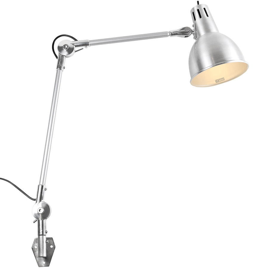 ELBO WALL LAMP LIGHT SWITCHED SHADE - DYKE & DEAN