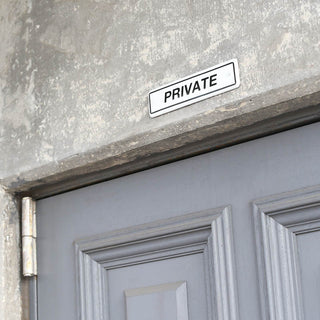 ENAMEL PRIVATE SIGN - DYKE & DEAN