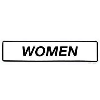 ENAMEL WOMEN SIGN - DYKE & DEAN
