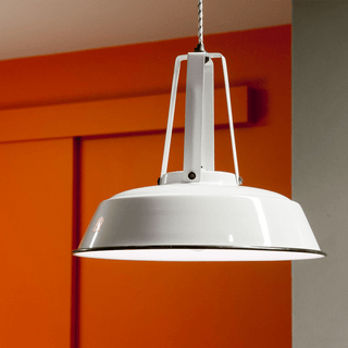 FIN NECK ENAMEL SHADE PENDANT OUTLET - DYKE & DEAN