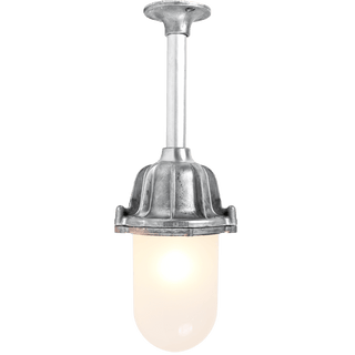 FIXED CEILING CAST FROSTED LANTERN - DYKE & DEAN