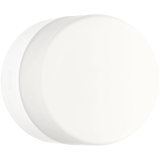 FLAT WHITE PORCELAIN WALL LIGHT IP54 - DYKE & DEAN