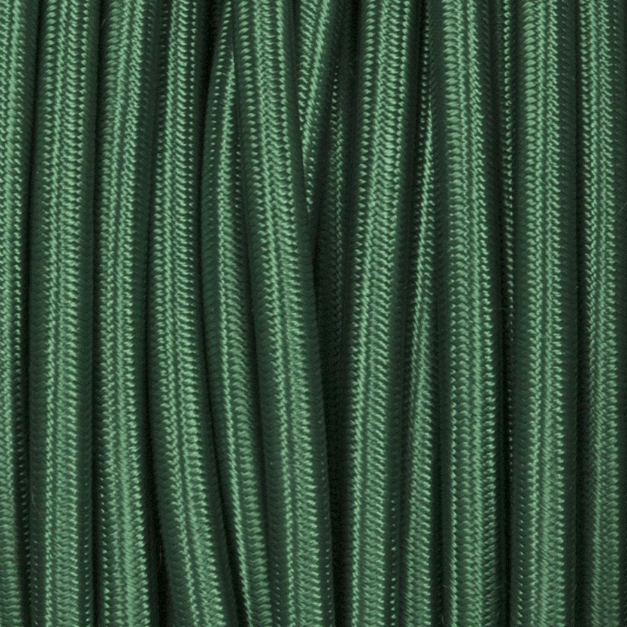FOREST GREEN ROUND FABRIC CABLE - DYKE & DEAN