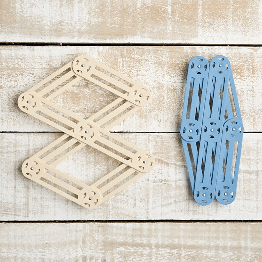 FRENCH FOLDING TRIVET BLUE - DYKE & DEAN