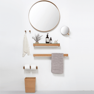 GLANCE 310 WALL MIRROR NATURAL OAK - DYKE & DEAN