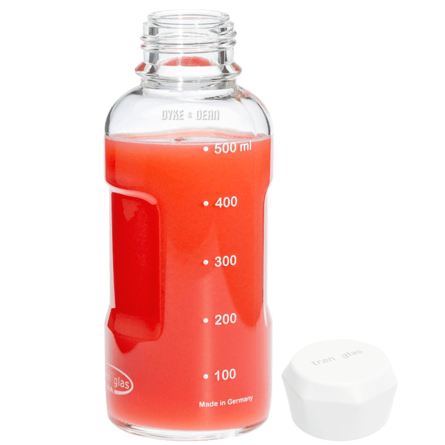 GLASS MEASUREMENT DRINKING BOTTLE 500ML - DYKE & DEAN