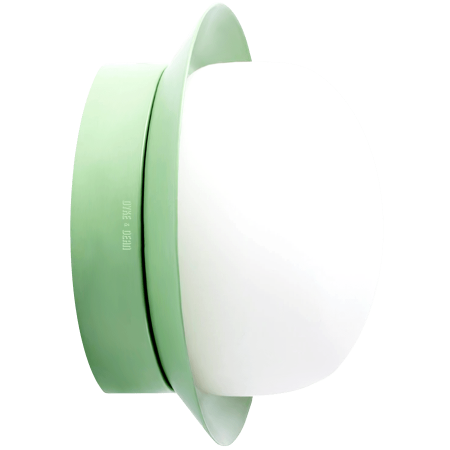 Green globe lamp deals