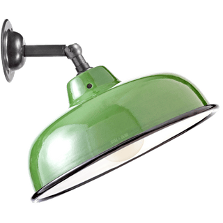 GREEN NECK VENT SHADE WALL LAMP - DYKE & DEAN