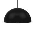 HEMISPHERE DOME PENDANT LIGHT BLACK 400MM - DYKE & DEAN