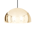 HEMISPHERE DOME PENDANT LIGHT BRASS 300MM - DYKE & DEAN