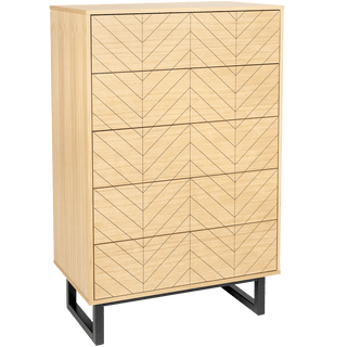 HERRINGBONE HIGHBOARD CABINET OAK - DYKE & DEAN