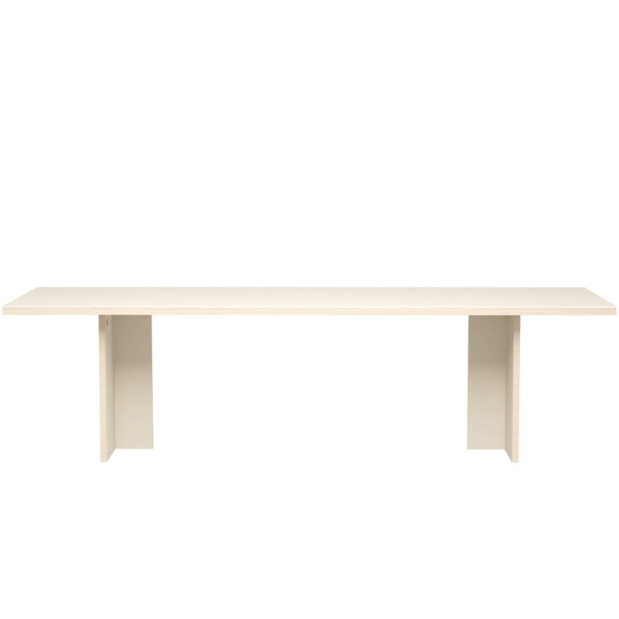 HKLIVING DINING TABLE RECTANGULAR 280CM CREAM - DYKE & DEAN