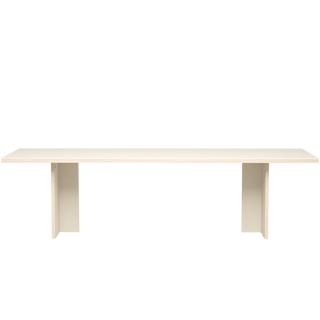 HKLIVING DINING TABLE RECTANGULAR 280CM CREAM - DYKE & DEAN