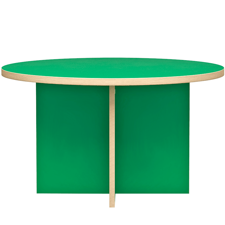 HKLIVING DINING TABLE ROUND 130CM GREEN - DYKE & DEAN