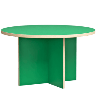 HKLIVING DINING TABLE ROUND 130CM GREEN - DYKE & DEAN