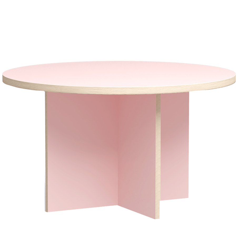 HKLIVING DINING TABLE ROUND 130CM PINK - DYKE & DEAN