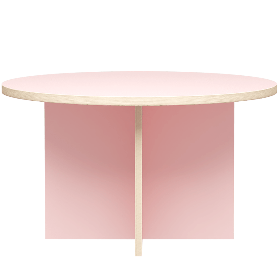 HKLIVING DINING TABLE ROUND 130CM PINK - DYKE & DEAN