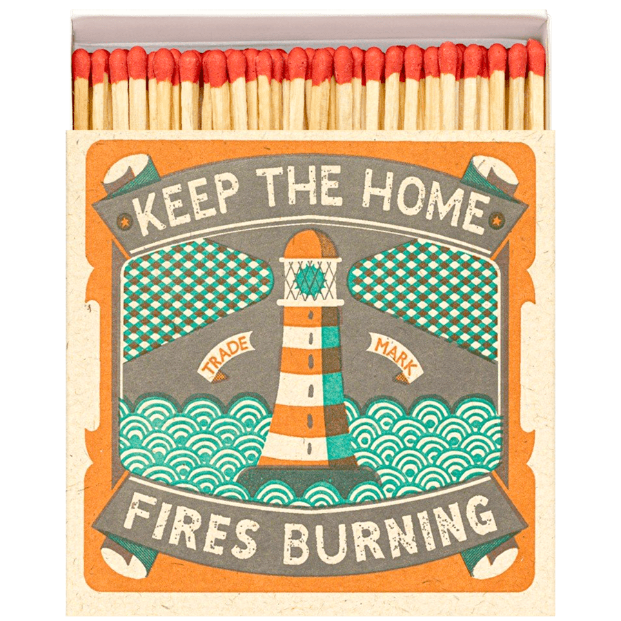 HOME FIRES LUXURY SAFETY MATCHES - DYKE & DEAN