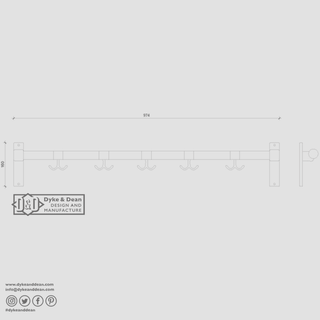 HOOK WALL STRIP - DYKE & DEAN
