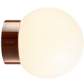 IFO ELECTRIC CERAMIC REAR WIRED WALL LIGHT BROWN - DYKE & DEAN