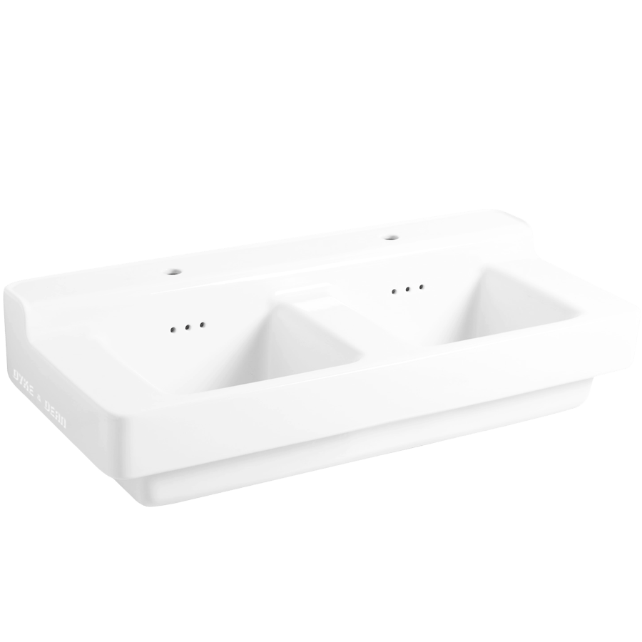 INDUSTRIALIS CERAMIC WALL & COUNTER SINK DOUBLE - DYKE & DEAN