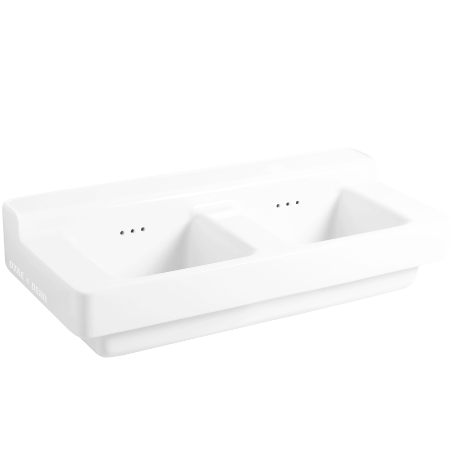 INDUSTRIALIS CERAMIC WALL & COUNTER SINK DOUBLE - DYKE & DEAN