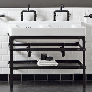 INDUSTRIALIS CERAMIC WALL & COUNTER SINK DOUBLE - DYKE & DEAN