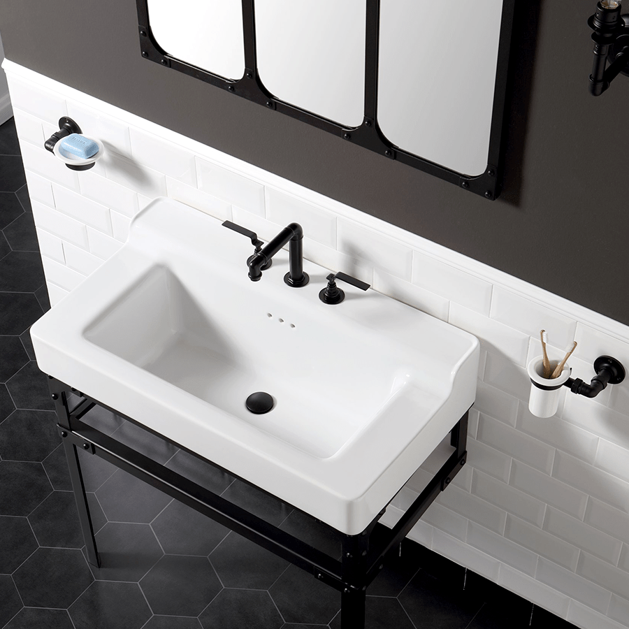 INDUSTRIALIS CERAMIC WALL & COUNTER SINK LARGE - DYKE & DEAN