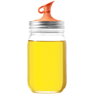 JARWARE OIL CRUET ORANGE - DYKE & DEAN