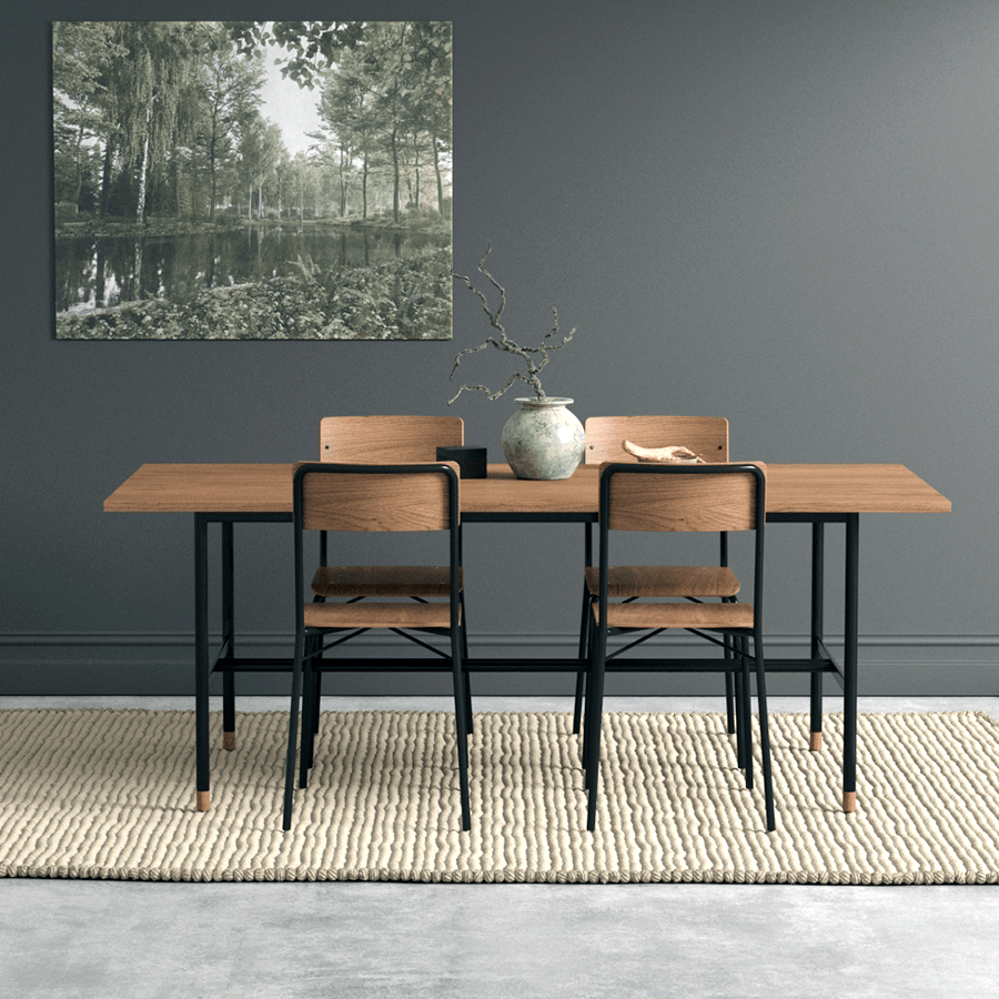 JUGEND DINING TABLE WALNUT - DYKE & DEAN