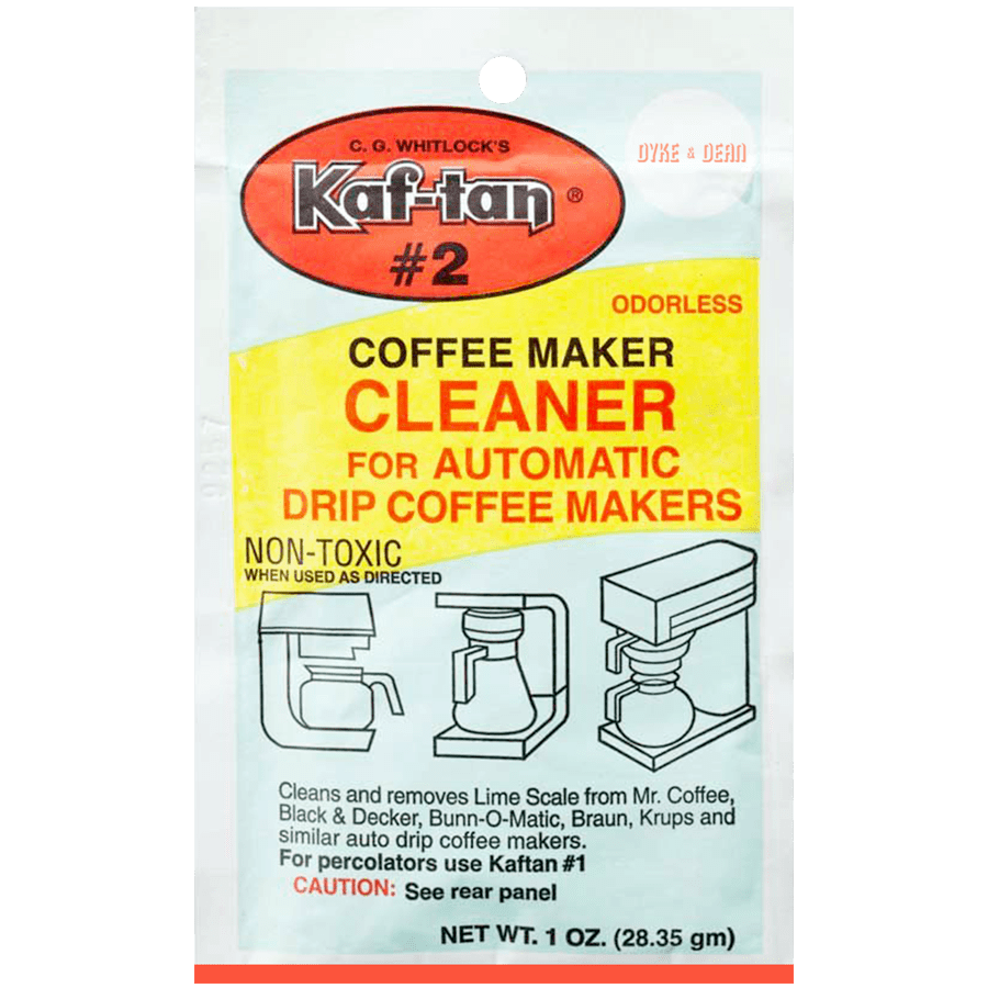 KAF-TAN COFFEEMAKER CLEAN/ DE-LIMER 1oz - DYKE & DEAN