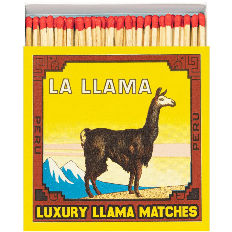 LA LLAMA LUXURY SAFETY MATCHES - DYKE & DEAN